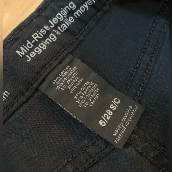 Black Mossimo Mid Rise Jegging Jeans - Picture 5 of 5